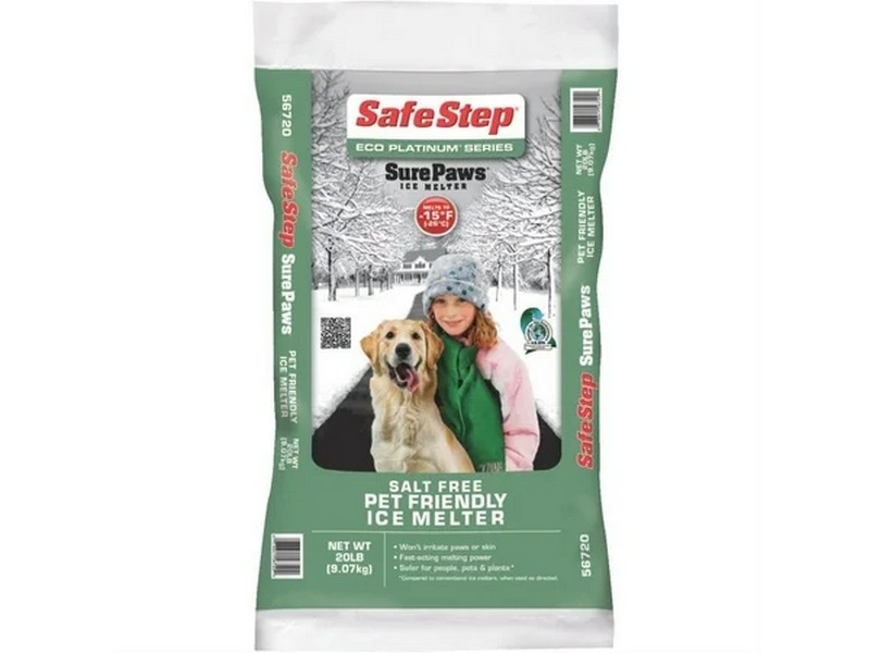 Safe Step Sure Paws Magnesium Chloride Pet Friendly Granule Ice Melt 20 lb