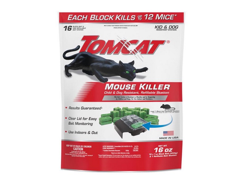 Tomcat Bait Station Blocks For Mice 1 pk