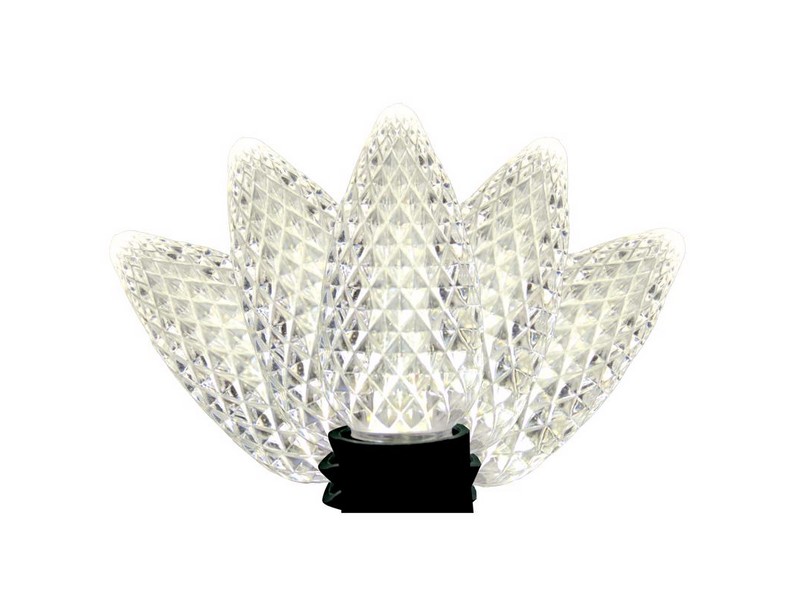 Celebrations Classic LED C9 Pure White 75 ct String Christmas Lights 49 ft.
