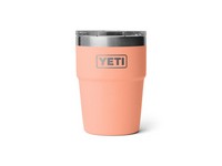 YETI Rambler 16 oz Lowlands Peach BPA Free Vacuum Insulated Tumbler