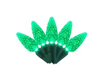 Celebrations Classic LED C6 Green 100 ct String Christmas Lights 297 ft.