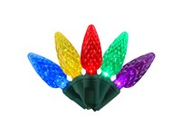 Celebrations Classic LED C6 Multicolored 300 ct String Christmas Lights 74.5