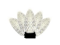 Celebrations Classic LED C9 Pure White 25 ct String Christmas Lights 16 ft.