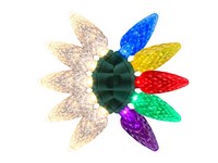 Celebrations Classic LED C6 Multicolored/Warm White 50 ct String Christmas