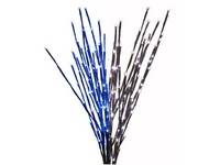 Celebration LED Blue/Pure White Light Burst 32 in. Pathway Decor