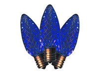 Holiday Bright Lights LED C9 Blue 25 ct Replacement Christmas Light Bulbs