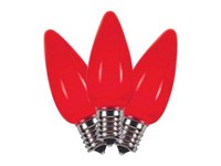Holiday Bright Lights LED C9 Red 25 ct Replacement Christmas Light Bulbs