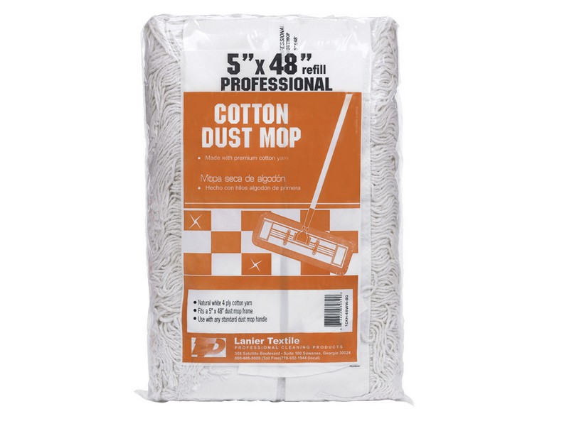 Elite 48 in. W Dust 4-Ply Cotton Mop Refill 1 pk