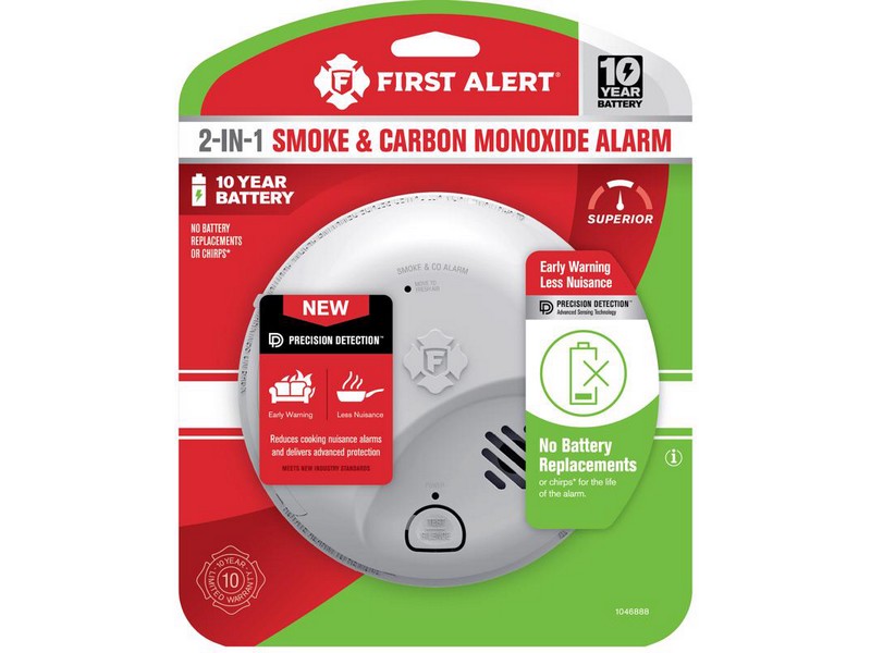 First Alert 10 Year Battery-Powered Ionization Smoke and Carbon Monoxide