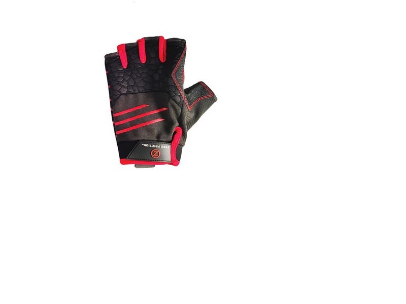 Zero Friction Men's Universal Fit Work Gloves Black/Red One Size Fits Most 1