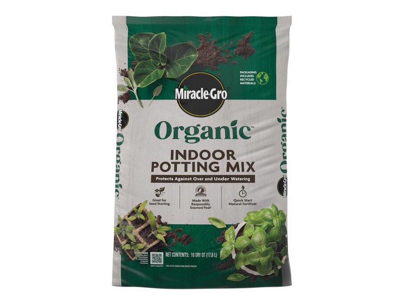 Miracle-Gro Organic Indoor Plant Potting Mix 16 qt