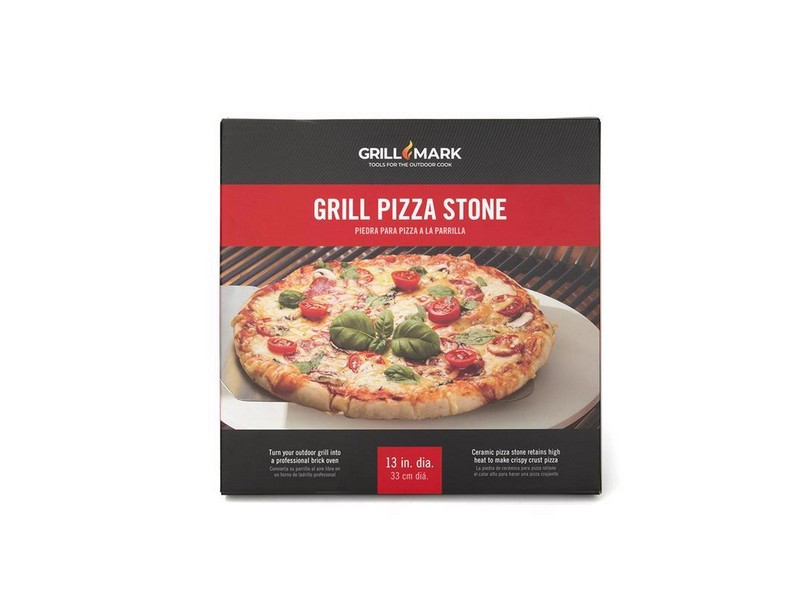 Grill Mark Corderite Stone Grill Pizza Stone 13 in. L X 13 in. W 1 pk