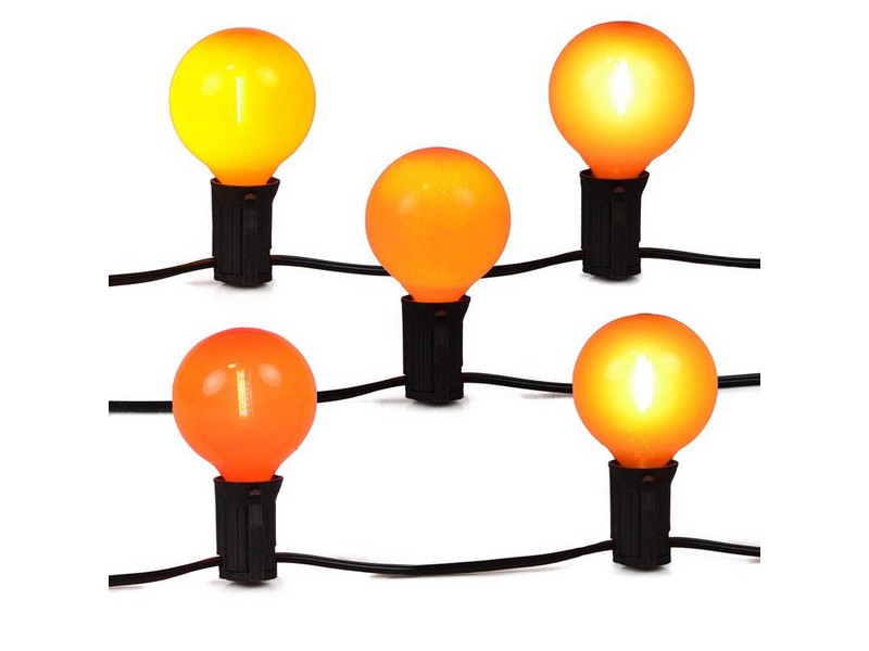 Celebrations Orange 25 ct LED String Lights