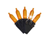 Celebrations Orange 100 ct LED String Lights
