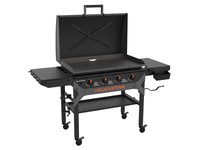 Blackstone 4 Burner Liquid Propane Outdoor Griddle with Hood Black