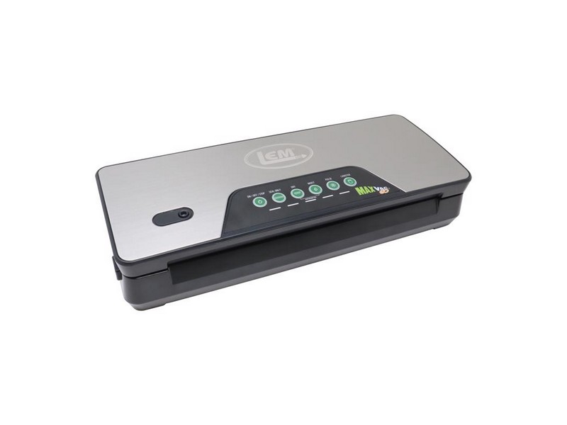 LEM MaxVacGo Black/Silver Food Vacuum Sealer