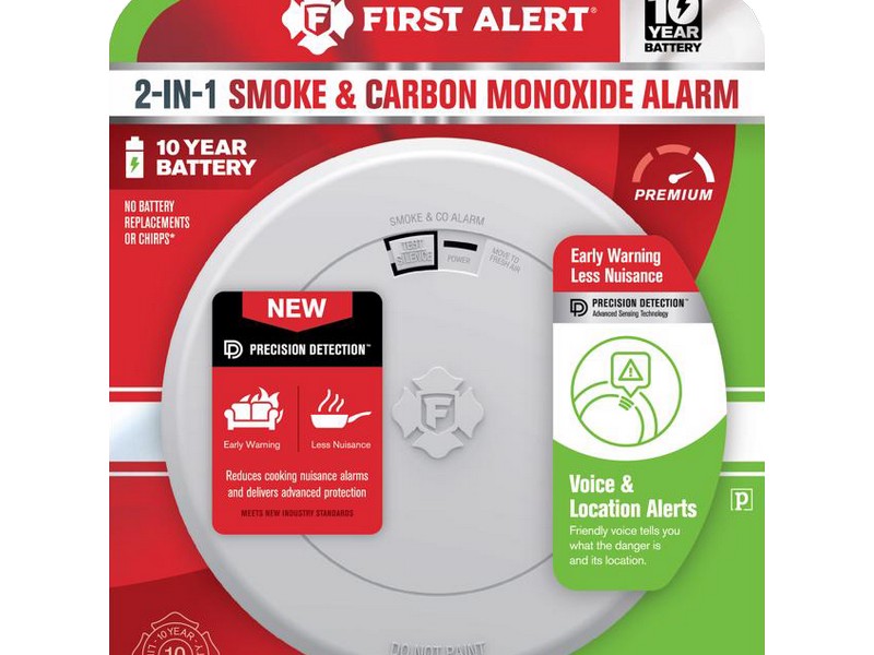 First Alert 10 Year Battery-Powered Photoelectric Smoke and Carbon Monoxide