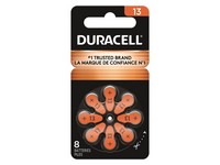 Duracell Zinc Air 13 1.5 V Hearing Aid Battery 8 pk