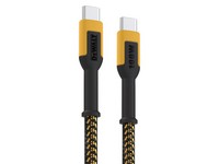 DeWalt Type C to Type C Cable 4 ft. Black/Yellow