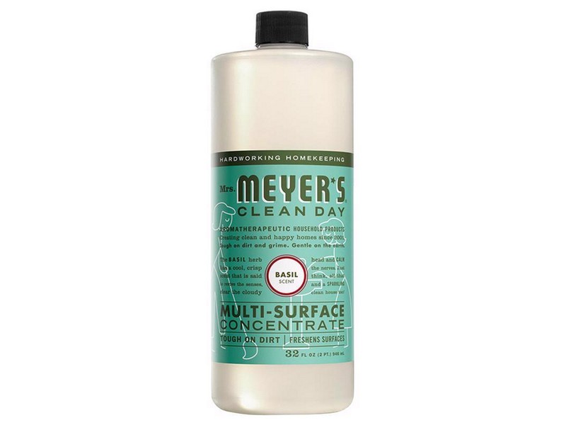 Mrs. Meyer's Clean Day Basil Scent Concentrated Organic Multi-Surface Cleaner, Protector and Deodori