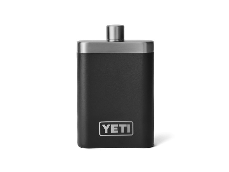 YETI 7 oz Black Stainless Steel Flask
