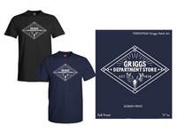 Men's Grigg's Department Store Skull T shirt