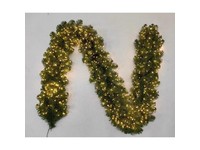 Celebrations 6 ft. L LED Prelit Warm White Cascading Lights Garland