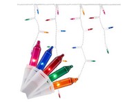 Celebrations Platinum LED T5 RGBW 100 ct Icicle Christmas Lights 9.5 ft.