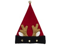 Dyno 17 in. Antler Ears Santa Hat 1 pk
