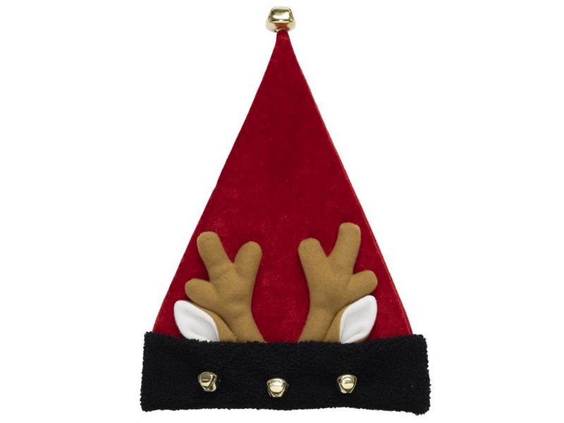 Dyno 17 in. Antler Ears Santa Hat 1 pk
