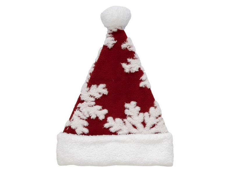 Dyno 17 in. Snowflake Santa Hat 1 pk