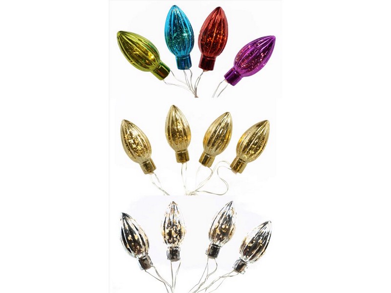 Celebrations LED C-Type Multicolored 12 ct Novelty Christmas Lights 5.5 ft.
