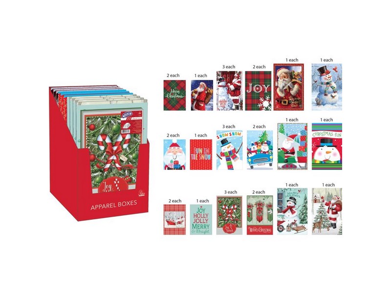 Paper Images Assorted Holiday Apparel Gift Boxes