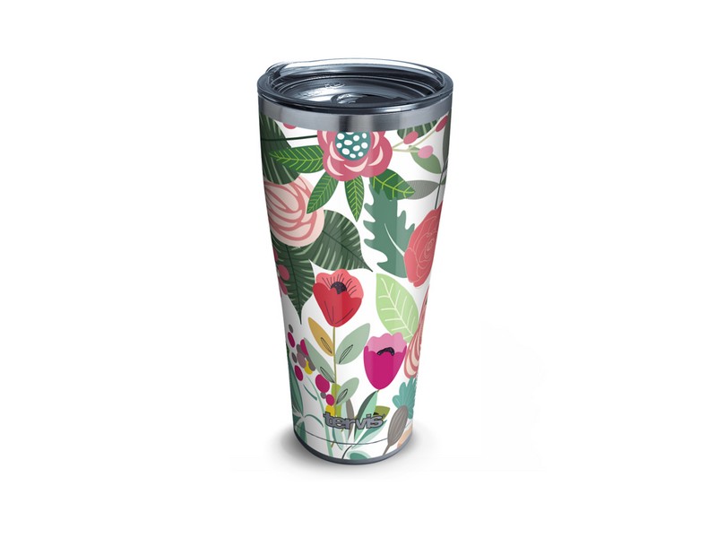 Tervis 30 oz Budding Bliss Multicolored BPA Free Double Wall Tumbler