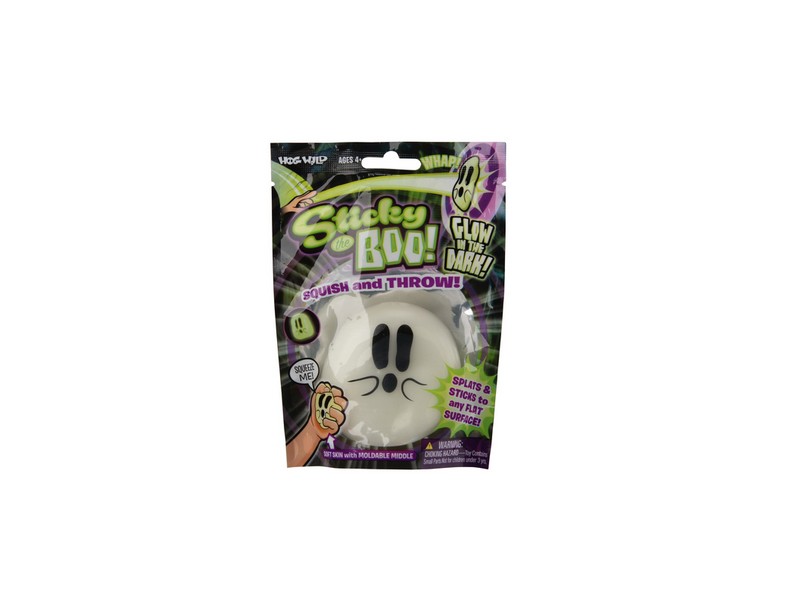 Hog Wild Ghost Sticky Ball Black/White