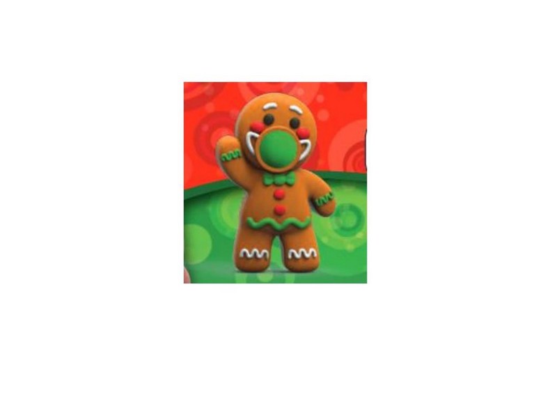 Hog Wild Gingerbread Man Popper Brown 7 pc