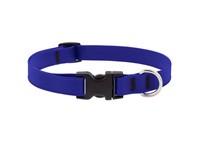 LupinePet Splash True Blue BioThane Dog Adjustable Collar Medium
