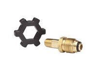 Mr. Heater 1/4 in. D Brass Male Pipe Thread x Full Flow Soft Nose P.O.L. Propane Fitting