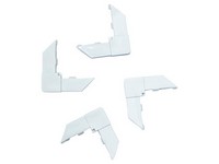 Phifer White Plastic 3 in. W X 6 in. L Screen Frame Corner 4 pk