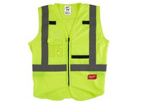 Milwaukee Safety Vest High Visibility Yellow L/XL