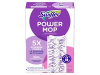 Swiffer Power Mop 15.4 in. Wet and Dry Microfiber Mop Refill 5 pk