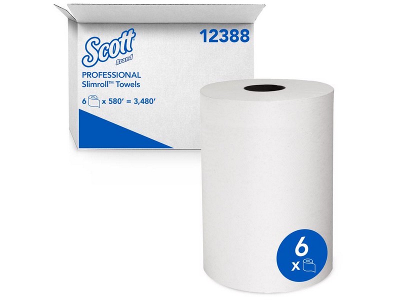 Scott Slimroll Hard Roll Towels 1 ply 6 pk