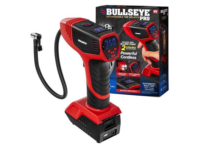 Bullesye ASOTV Rechargeable Tire Inflator 1 pk