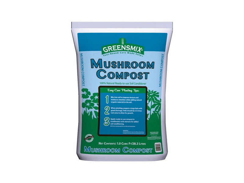 Greensmix Organic Mushroom Soil Compost 1 ft&sup3;
