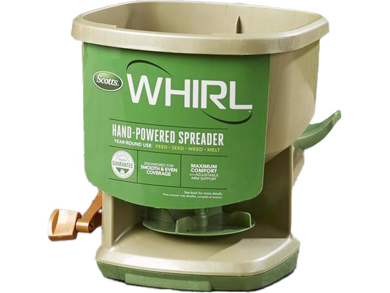 Scotts Whirl Handheld Spreader For Fertilizer/Ice Melt/Seed