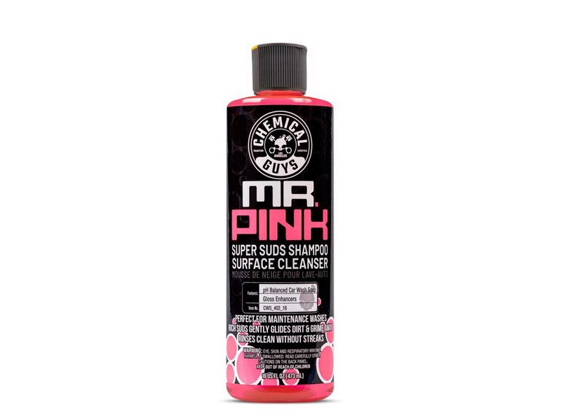 Chemical Guys Mr.Pink Glass/Metal/Plastic Cleaner Liquid Bubble Gum Scent 16
