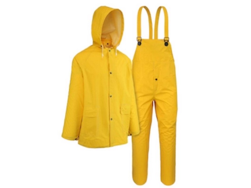 Boss Yellow PVC/Polyester Rain Suit M