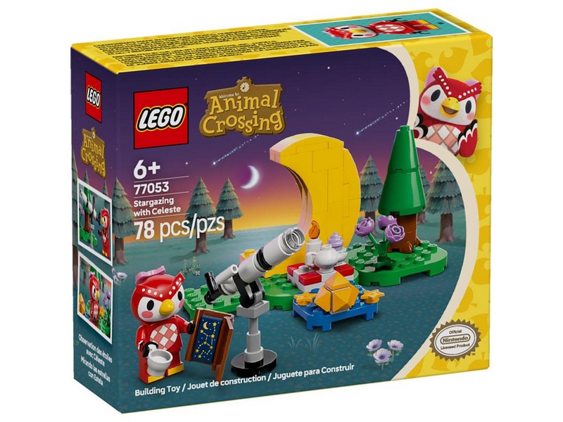 LEGO Animal Crossing Stargazing with Celeste Building Set Multi