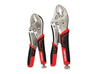 Craftsman 2 pc Drop Forged Steel Straight Jaw Locking Pliers Set