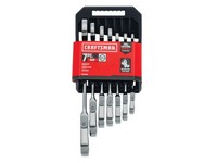 Craftsman SAE Reversible Ratcheting Flex Head Combination Wrench Set 7 pc